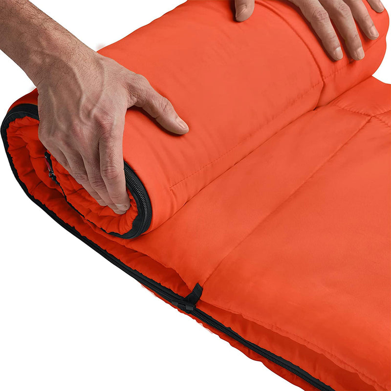 Coleman Kompact Lightweight 40 Fahrenheit Camping Hiking Sleeping Bag (4 Pack)
