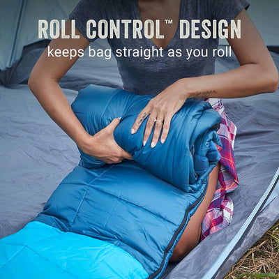 Coleman Kompact Lightweight 20 Fahrenheit Sleeping Bag for Camping and Hiking - VMInnovations