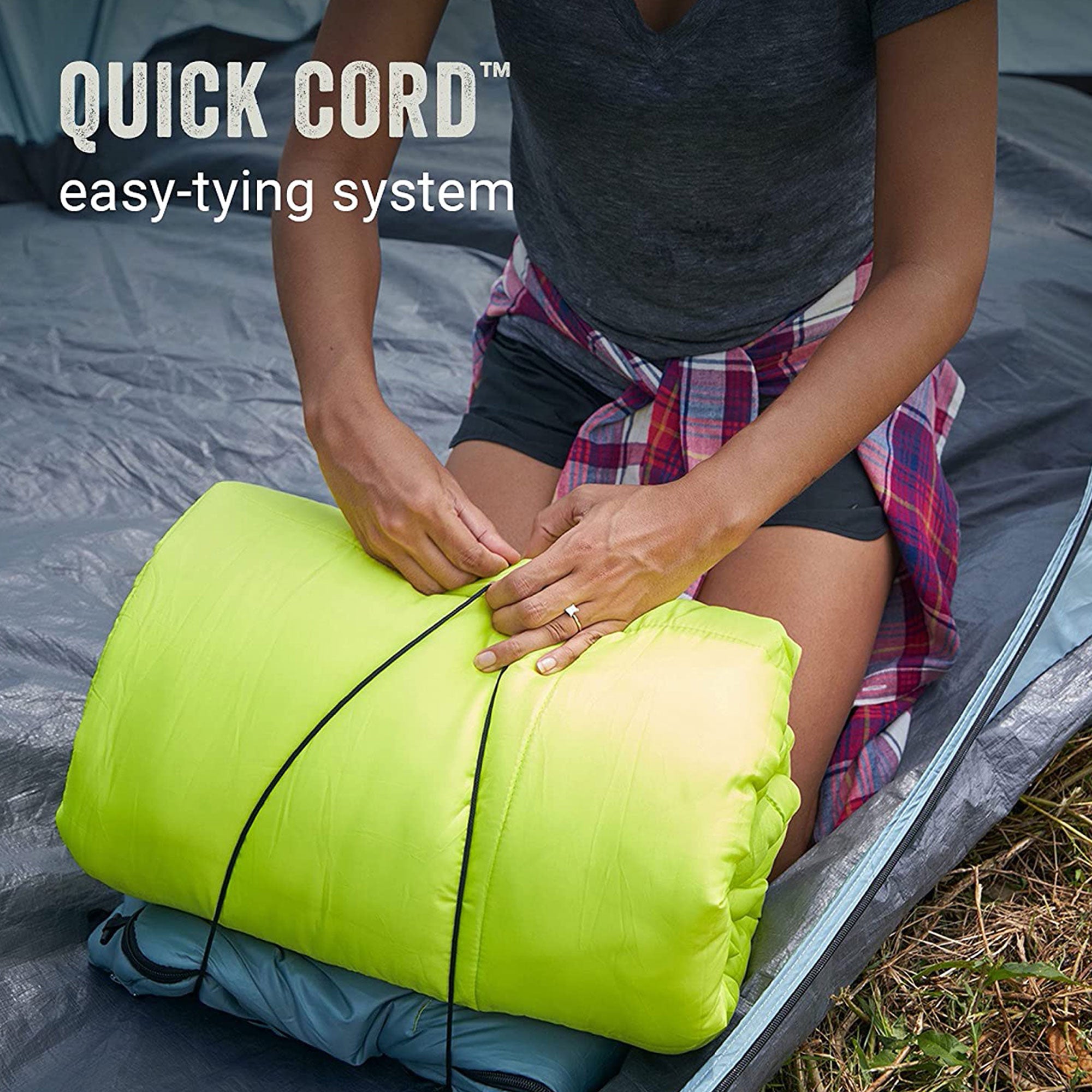 Coleman Kompact Lightweight 30 Fahrenheit Sleeping Bag for Camping and Hiking