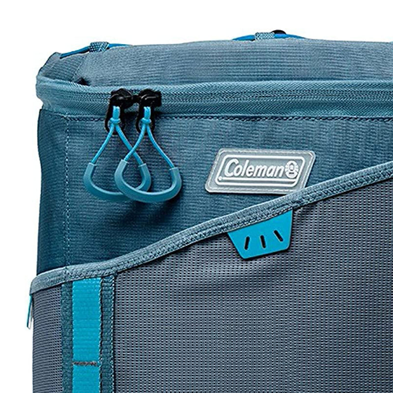 Coleman Sportflex 30 Leakproof Padded Soft Sided Can Soft Cooler Tote Bag, Blue