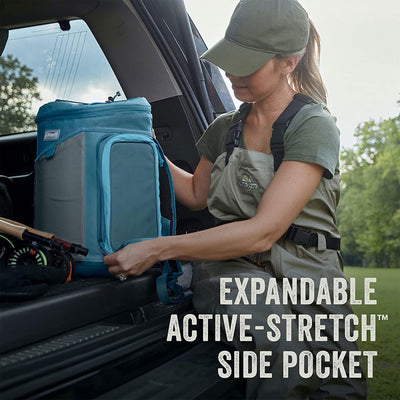 Coleman Sportflex 30 Leakproof Padded Soft Sided Can Soft Cooler Tote Bag, Blue - VMInnovations