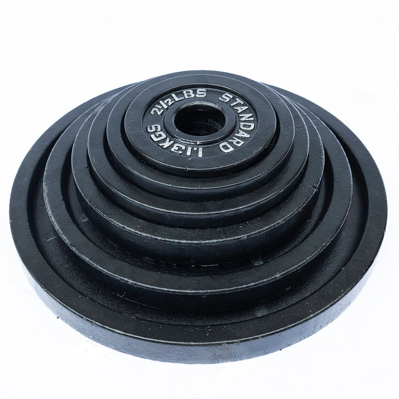 McCarty Fitness Supply Fortek Strength 300 Lb Olympic Weight Plate Set & Barbell