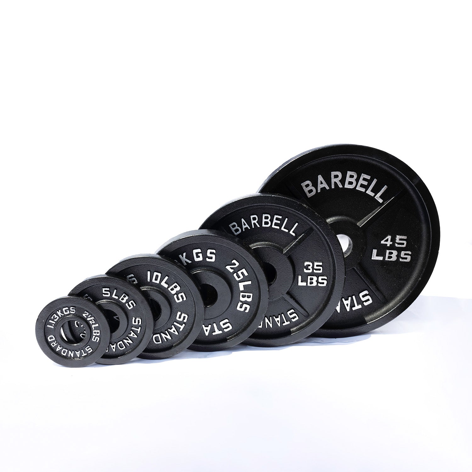 McCarty Fitness Supply Fortek Strength 300 Lb Olympic Weight Plate Set & Barbell