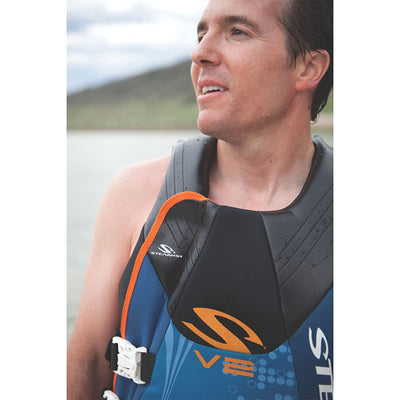 Coleman Stearns Men's Medium V2 Series Neoprene V Flex Life Jacket Vest, Blue - VMInnovations