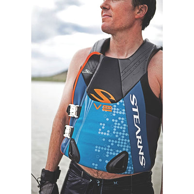 Sevylor Colorado 2 Person Inflatable Kayak & Stearns Men's Life Vest, Blue, M - VMInnovations