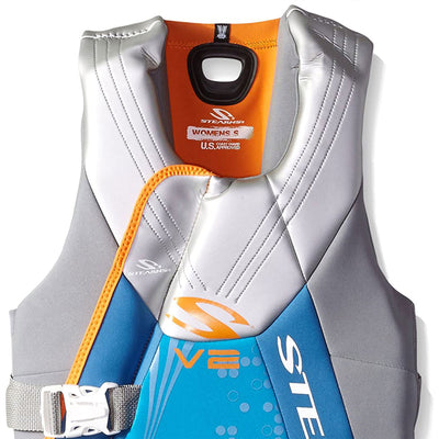 Stearns Women's V2 Neoprene V-Flex PFD Life Jacket Vest, Blue, X-Large(Open Box) - VMInnovations