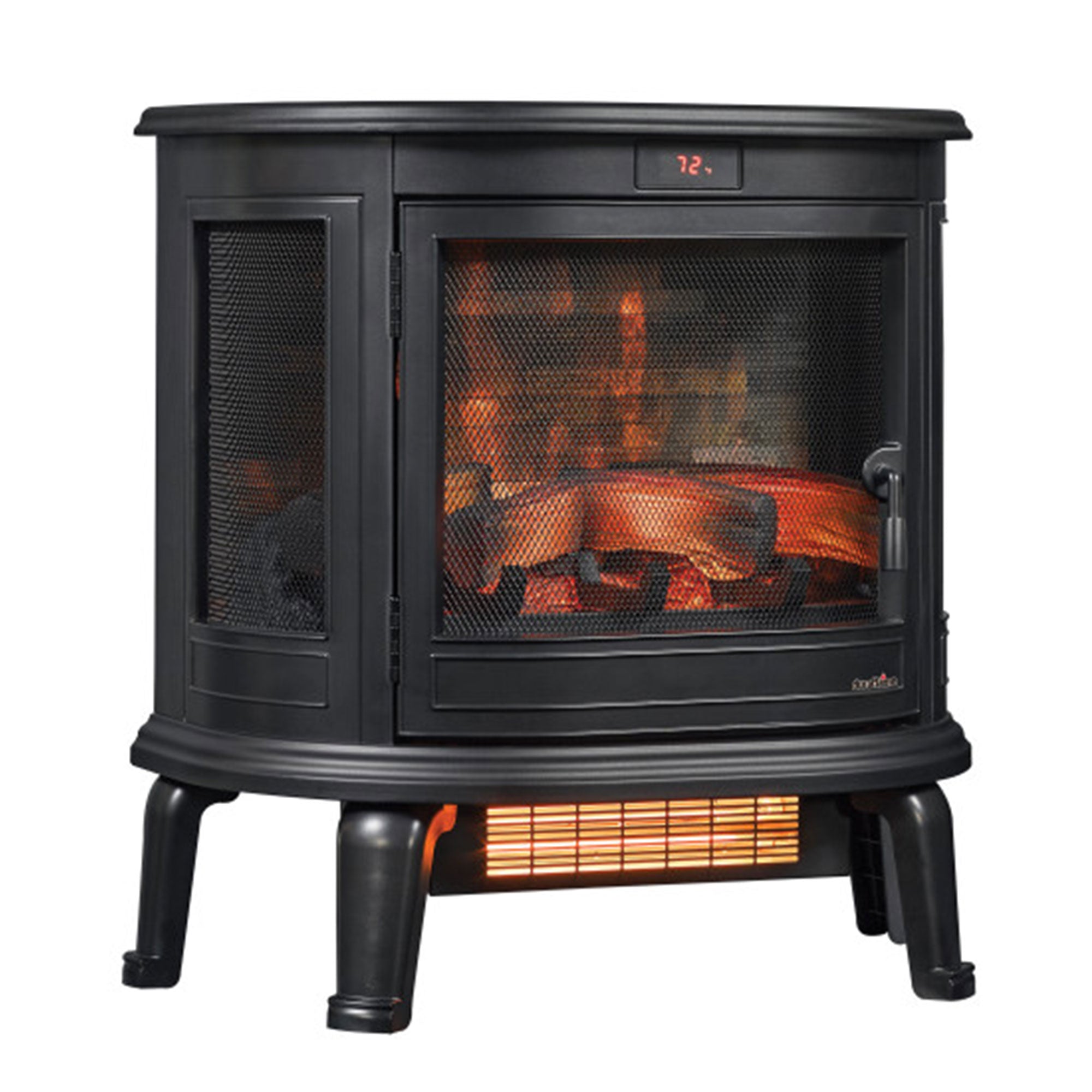 Duraflame Curved Front Infrared Electric Fireplace w/ Remote Control (For Parts) - VMInnovations
