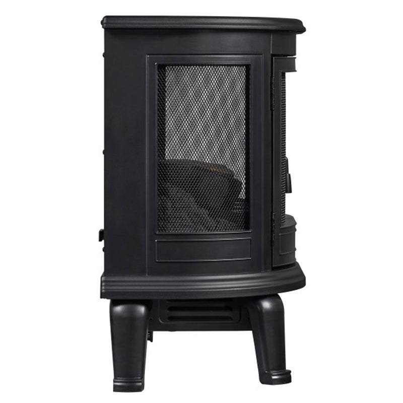Duraflame 3D Black Curved Front Electric Fireplace with Remote Control (Used)