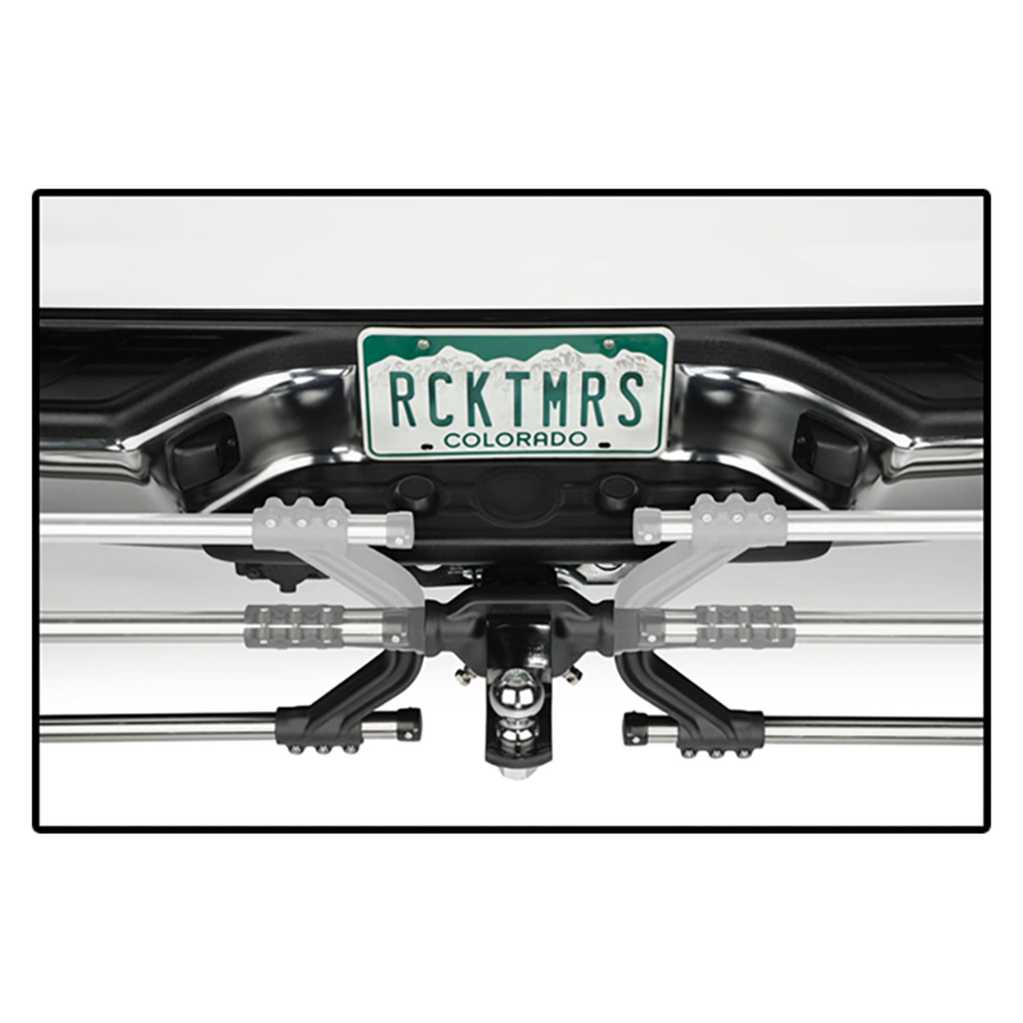 Rock Tamers Mudflap System with Rock Damage Protection for 2 Inch Ball Mounts