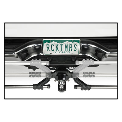 Rock Tamers Mudflap System with Rock Damage Protection for 2 Inch Ball Mounts