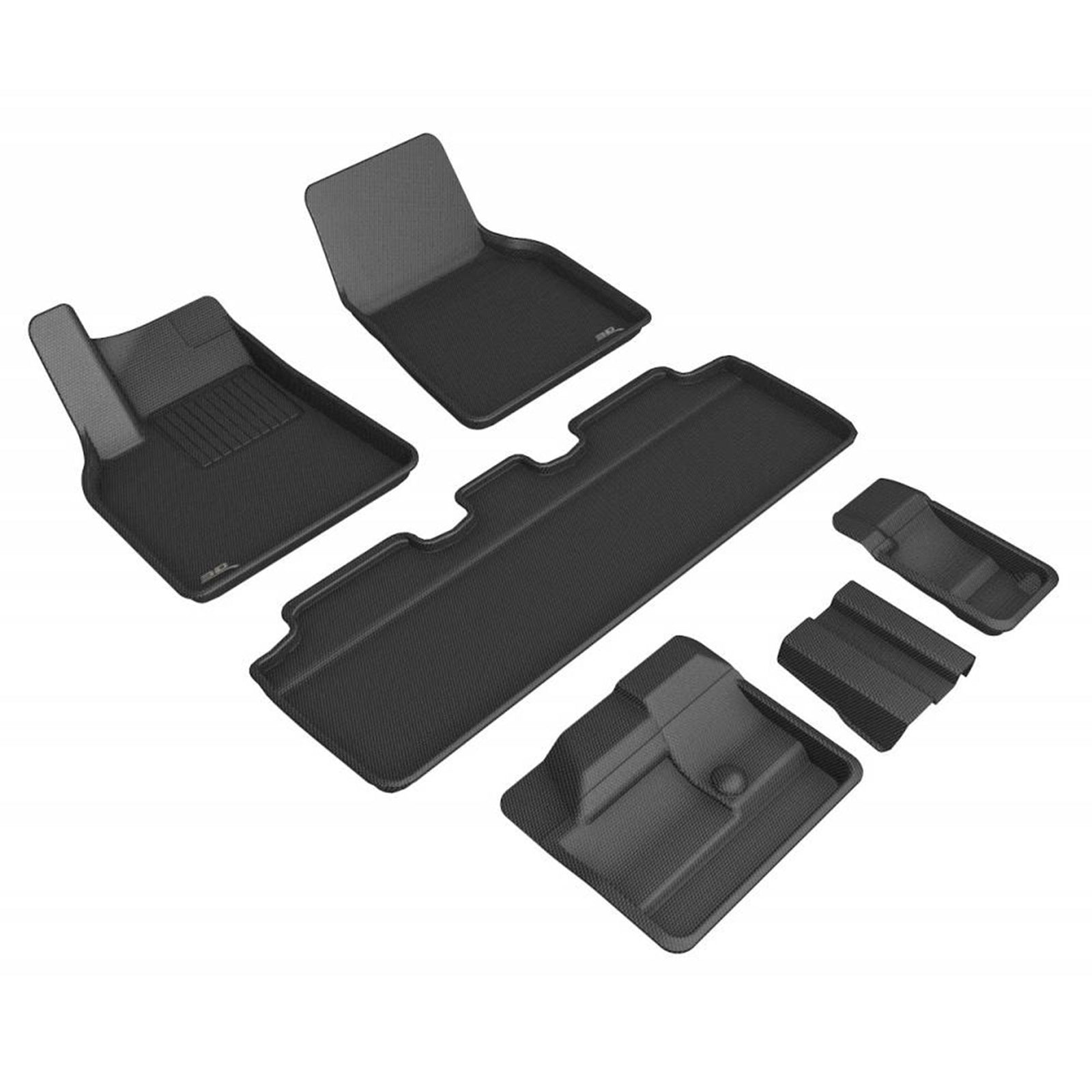 3D MAXpider Kagu Series Custom Floor Liner Set, Tesla Model Y (Open Box) - VMInnovations