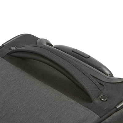 22 Inch Roomy Wheeled Duffel w/ Grab Handles, Black Heather (Used) - VMInnovations