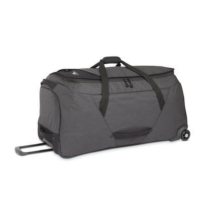 Forester 34 Inch Roomy Wheeled Duffel w/ Grab Handles, Black Heather (Used)