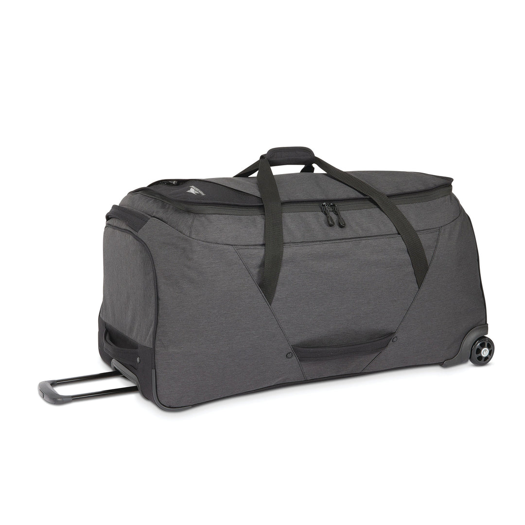 Forester 34 Inch Roomy Wheeled Duffel w/ Grab Handles, Black Heather (Used) - VMInnovations
