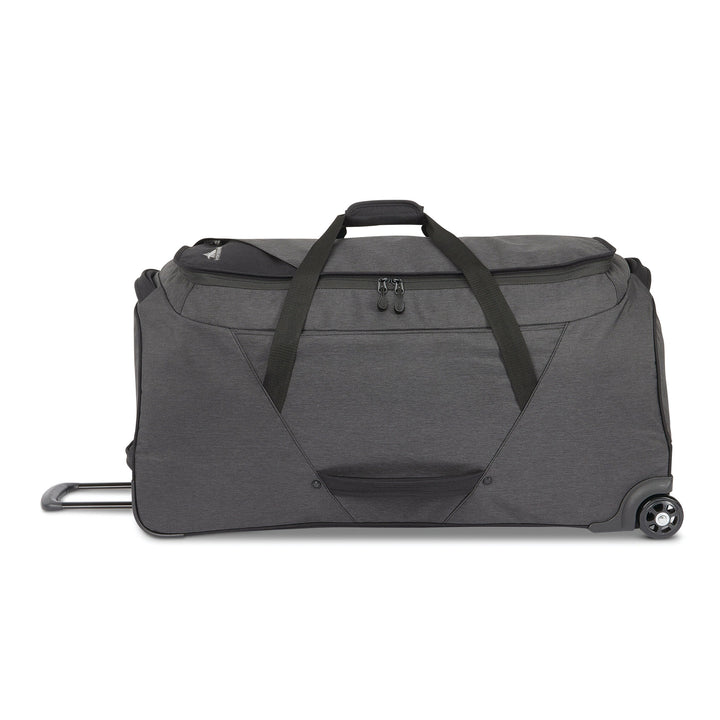 Forester 34 Inch Roomy Wheeled Duffel w/ Grab Handles, Black Heather (Used) - VMInnovations