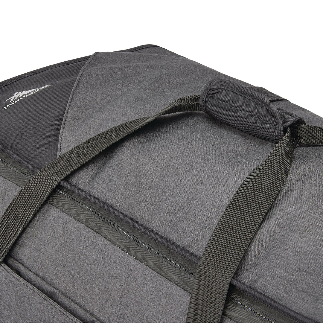 Forester 34 Inch Roomy Wheeled Duffel w/ Grab Handles, Black Heather (Used) - VMInnovations