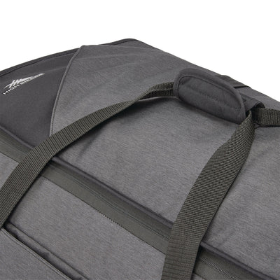 Forester 34 Inch Roomy Wheeled Duffel w/ Grab Handles, Black Heather (Used) - VMInnovations