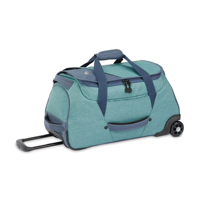 Forester 22 Inch Roomy Wheeled Duffel with Grab Handles, Slate Blue (Used)