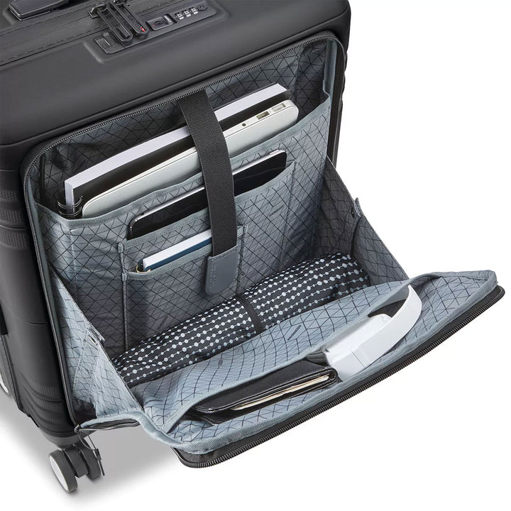 American Tourister Apex DLX Spinner Carry On Suitcase, Graphite Gray (Open Box)