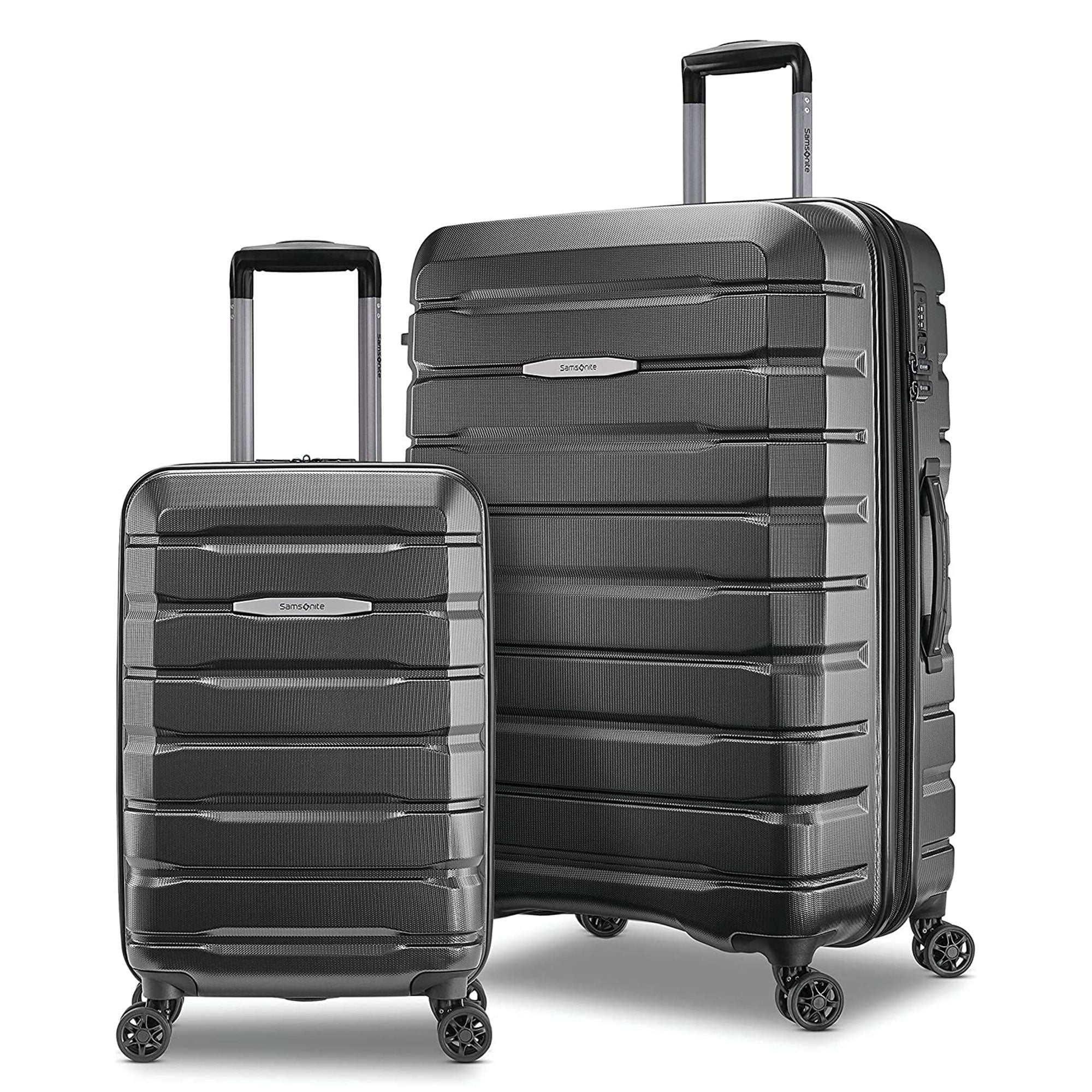 Samsonite Tech 2.0 Hard Side Luggage Set with Wheels, (2 Piece), Gray (Open Box) - VMInnovations