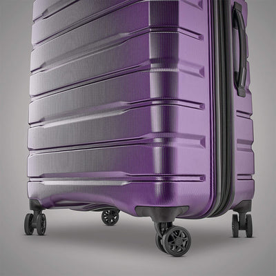 Samsonite Tech 2.0 Hardside Luggage Set with Wheels, 2 Piece, Purple (Open Box)