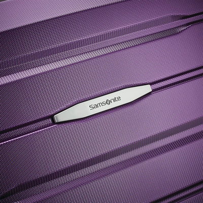 Samsonite Tech 2.0 Hardside Luggage Set with Wheels, 2 Piece, Purple (Open Box)