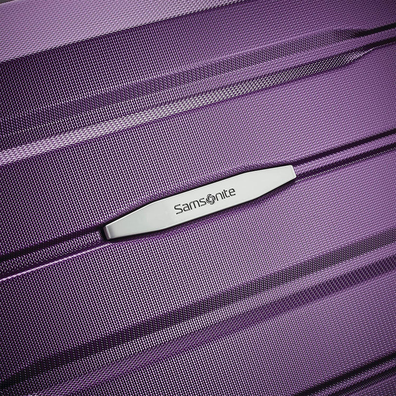 Samsonite Tech 2.0 Hardside Luggage Set with Wheels, 2 Piece, Purple (Open Box)
