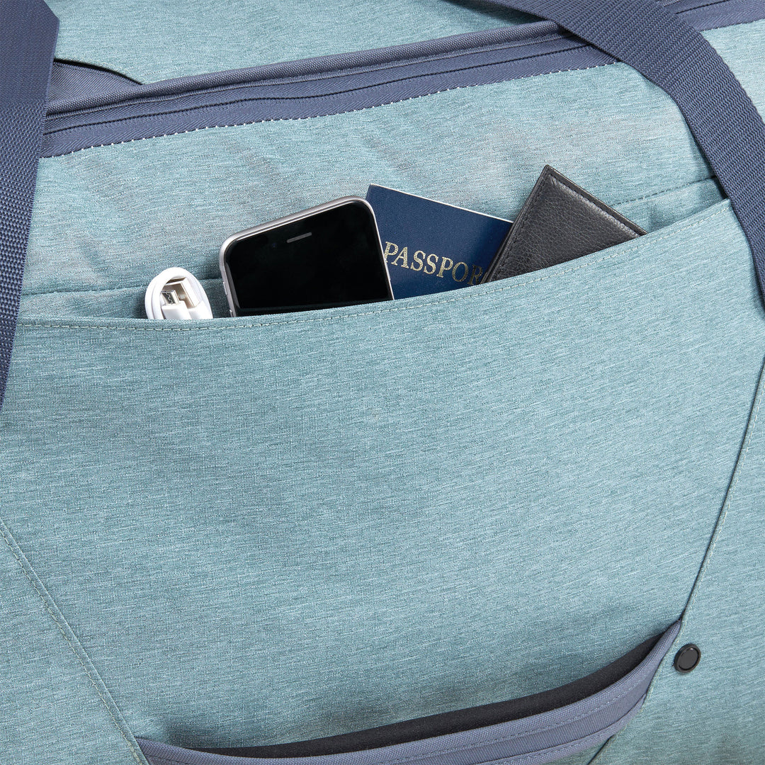 High Sierra Forester 28" Roomy Wheeled Duffel w/ Grab Handles, Slate Blue (Used) - VMInnovations