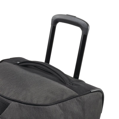 High Sierra Forester 28 Inch Roomy Wheeled Duffel w/ Grab Handles, Black Heather