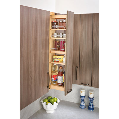 Rev-A-Shelf 3" Pullout Wall Filler w/ Soft-close, 30" Height, 432-WFBBSC30-3C