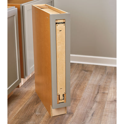 Rev-A-Shelf 6" Pullout Shelf Organizer Rack for Cabinet Base Insert, 438-BC-6C