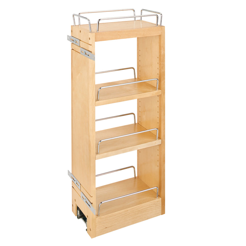Rev-A-Shelf 6" Pull Out Kitchen Wall Cabinet Organizer Soft-Close, 448-BBSCWC-6C