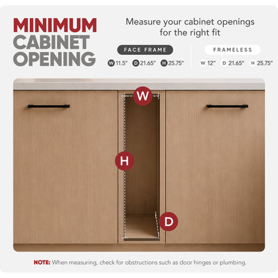 Rev-A-Shelf 11.75" Pullout Kitchen Cabinet Organizer Soft-close, 448-BCSC-11C - VMInnovations