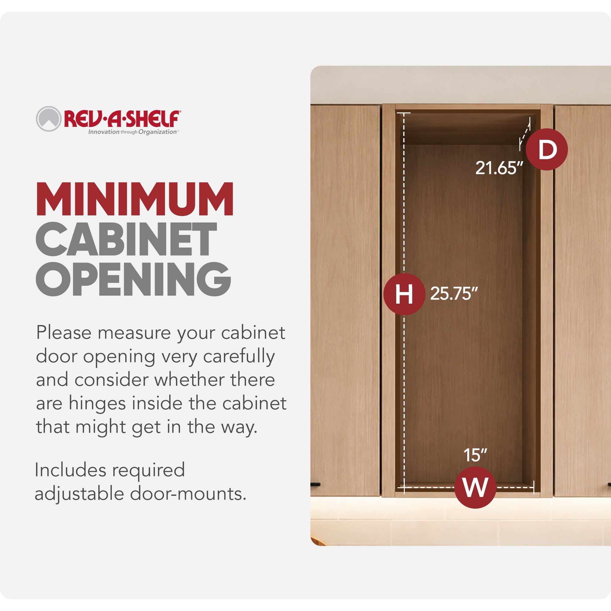 Rev-A-Shelf 14.75" Pullout Kitchen Cabinet Organizer Soft-close, 448-BCSC-14C - VMInnovations