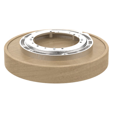 Rev-A-Shelf 10" Lazy Susan Wooden Circle 1-Shelf w/ Swivel Bearings, 4WLS001-10B52