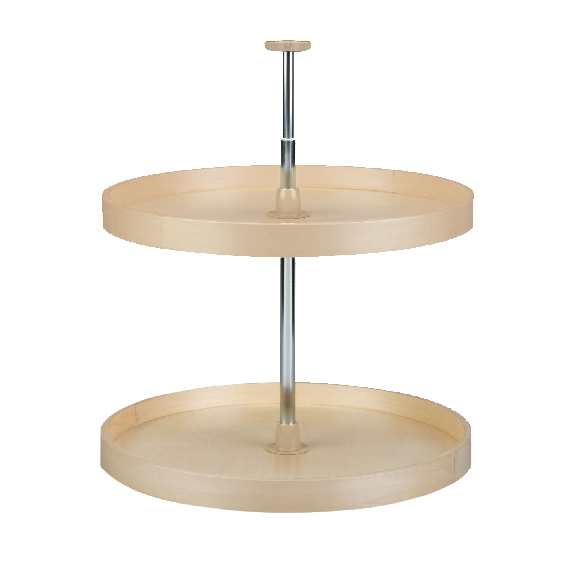 Rev-A-Shelf 24" Lazy Susan Full Circle 2-Tier Banded Wood Maple, LD-4BW-062-24-1 - VMInnovations
