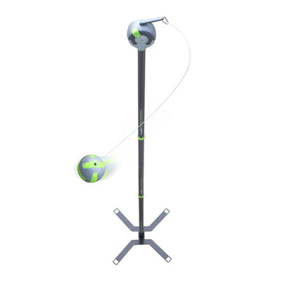 Springfree Trampoline Oval 8x11' Trampoline & Viva Active Swing & Tetherball Set