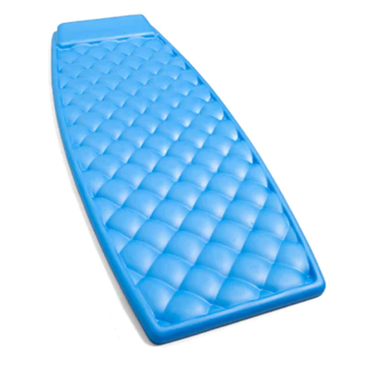 Swimming Pool Padded Floating Luxury Lounge Chair, Blue (Open Box)