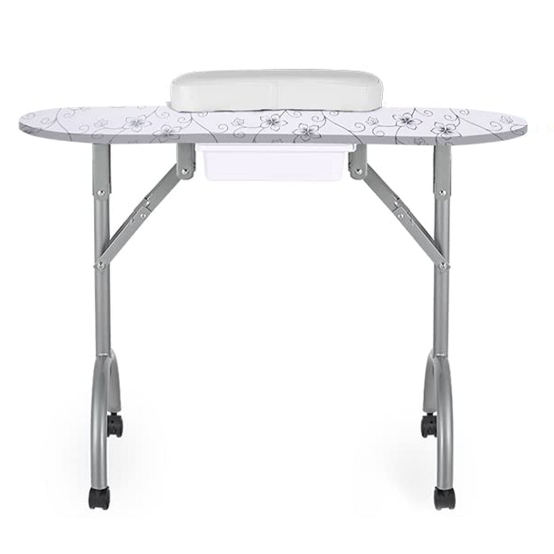 LEIBOU Professional 36 Inch Vented and Foldable Manicure Table (Open Box)