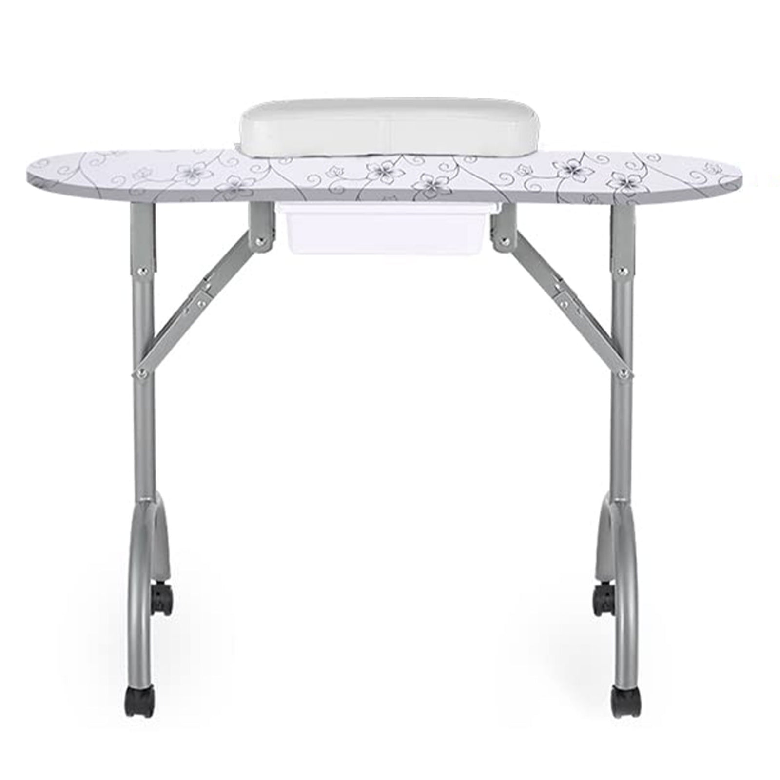LEIBOU Professional 36 Inch Vented and Foldable Manicure Table (Open Box) - VMInnovations