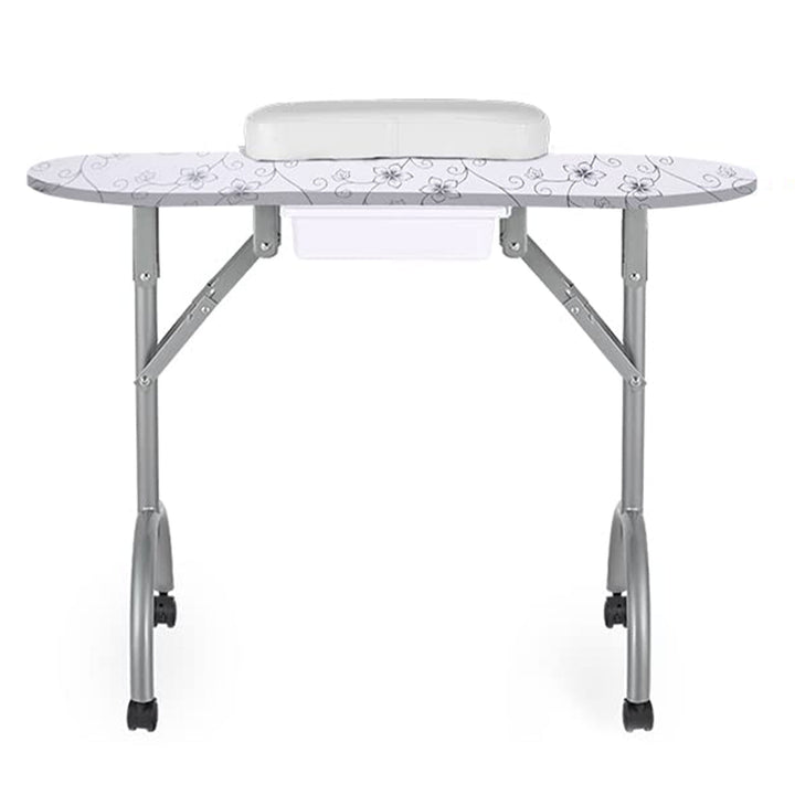 LEIBOU Professional 36 Inch Vented and Foldable Manicure Table (Open Box)