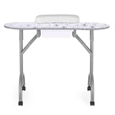 LEIBOU Professional 36 Inch Vented and Foldable Manicure Table (Used) - VMInnovations