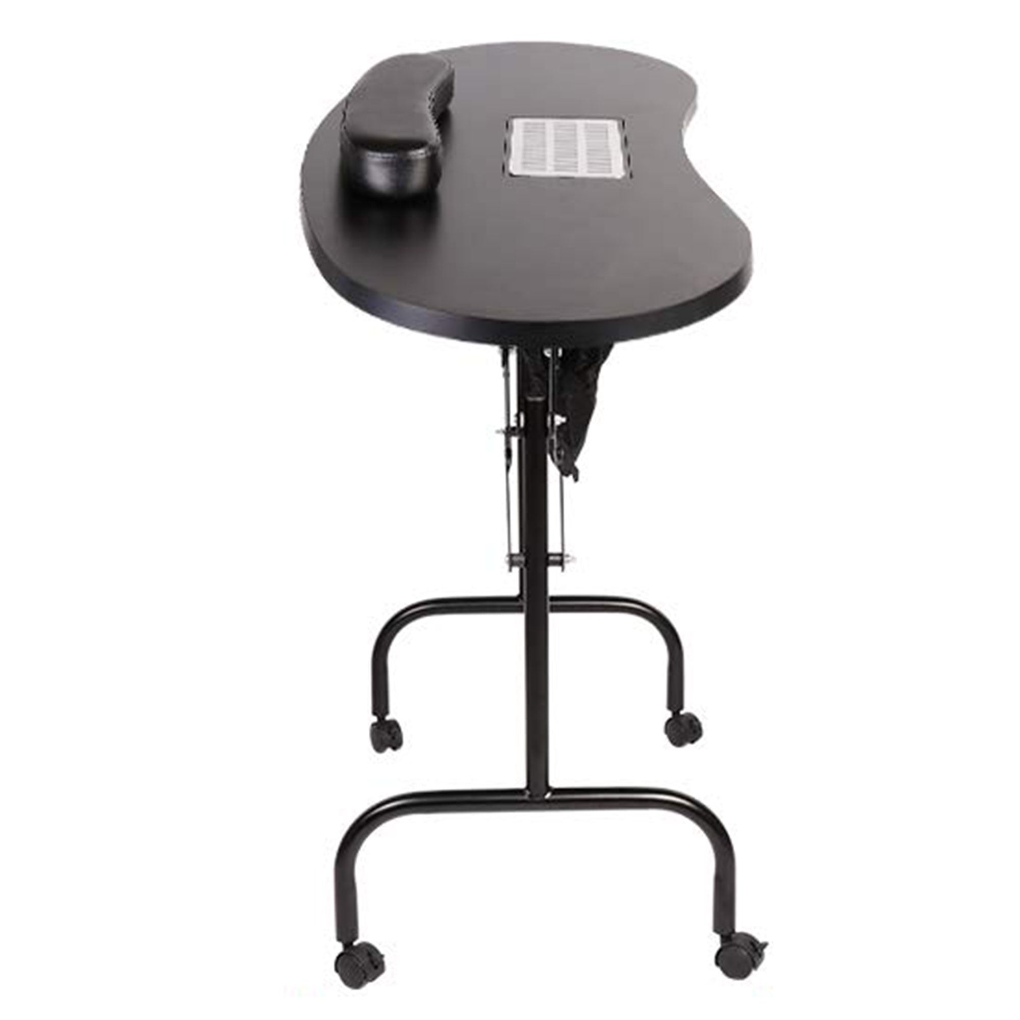 LEIBOU Professional Vented Portable Foldable Manicure Technician Table, Black