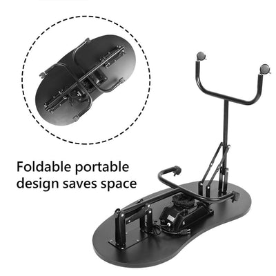 LEIBOU Professional Vented Portable Foldable Manicure Technician Table, Black
