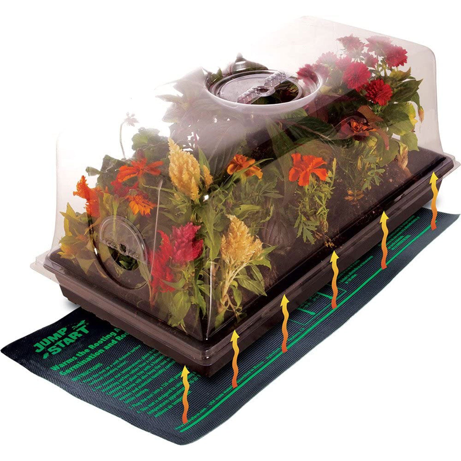 HYDROFARM CK64060 Germination Hot House with Heat Mat Hydroponic Grow (Open Box) - VMInnovations