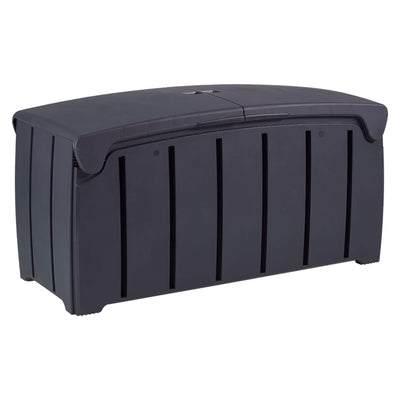 Strata Products Outdoor 85 Gal/321L Storage Box w/ Double Door Lid, Black (Used)