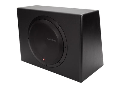 New Rockford Fosgate 12" 300 W Single Powered Subwoofer Sub Enclosure (4 Pack)