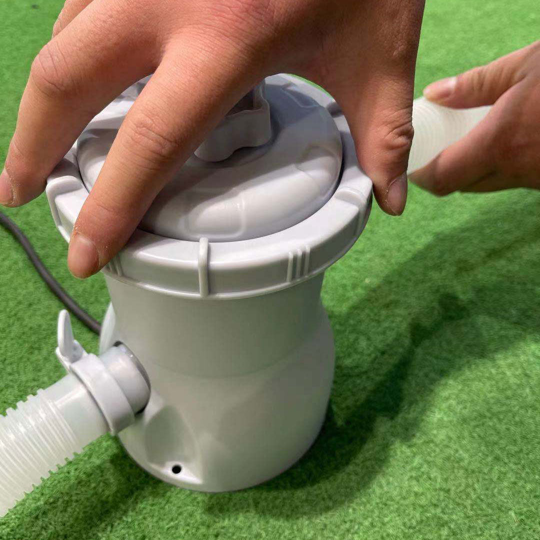 JLeisure 10'x30" Prompt Set Pool, CleanPlus Pump, Filter Cartridge & Pool Vacuum