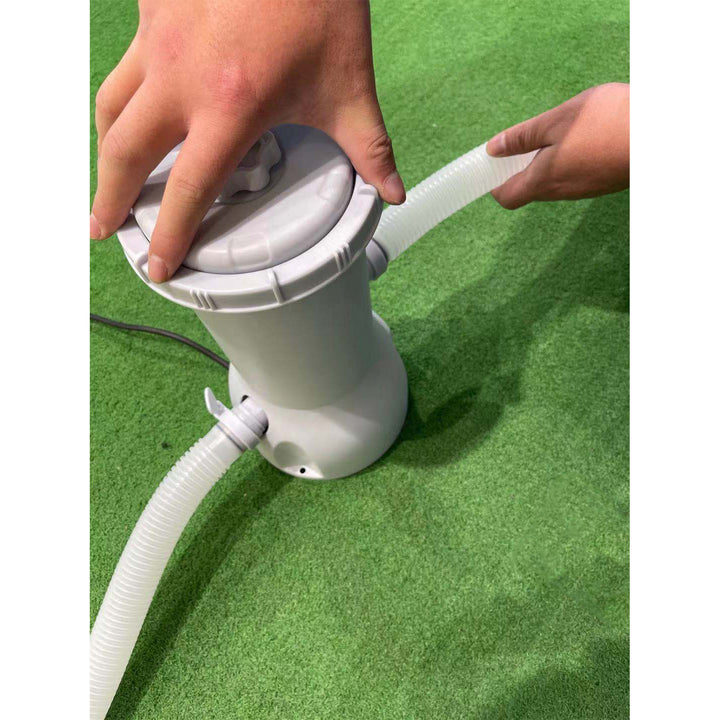 JLeisure Clean Plus 1000 GPH Above Ground Swimming Pool Filter Pump (2 Pack) - VMInnovations