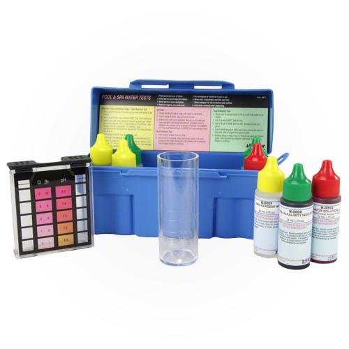 Taylor K-1004 Safety Plus Swimming Pool Chlorine Bromine Test Kit (4 Pack)